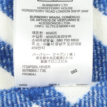 チェック シャツ ジャケット ウール ホワイト ブルー バーバリー アウター BURBERRY