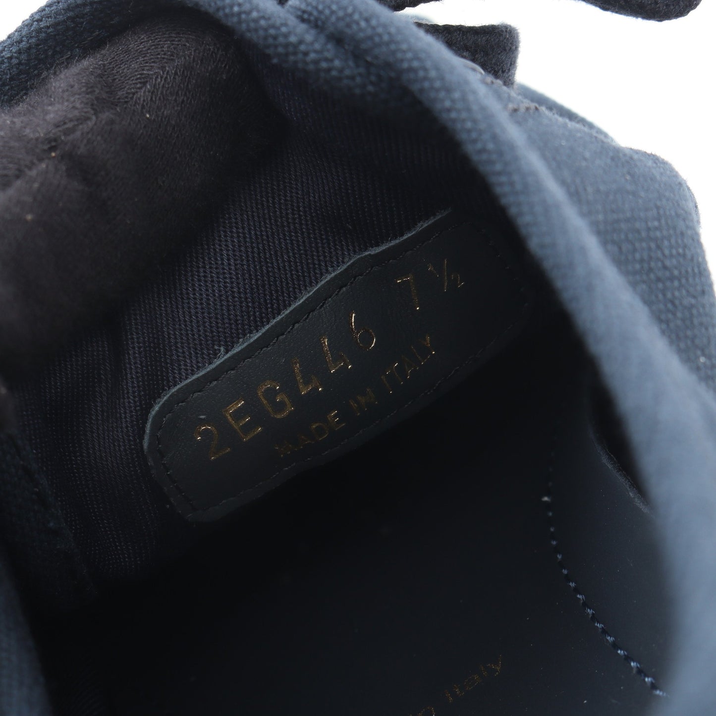 トライアングルパッチ スニーカー キャンバス ネイビー プラダ シューズ PRADA