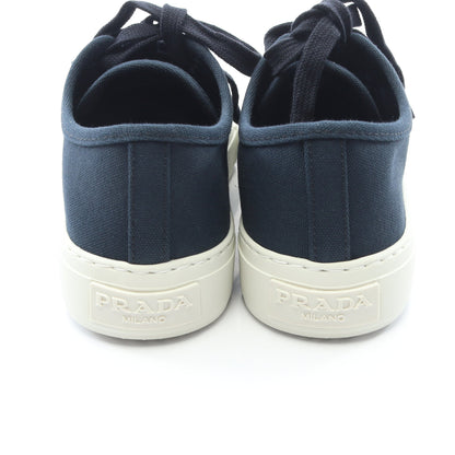 トライアングルパッチ スニーカー キャンバス ネイビー プラダ シューズ PRADA