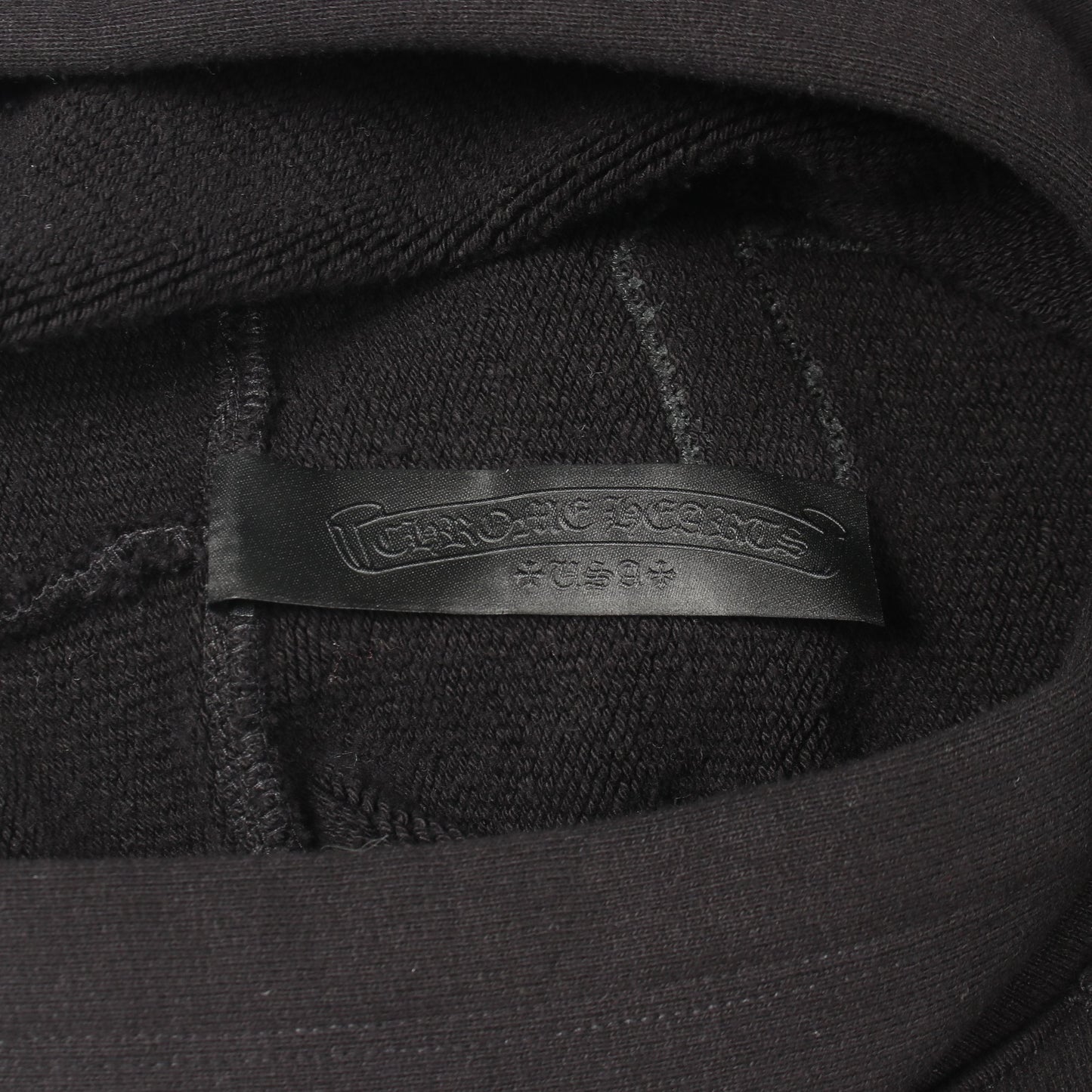 Y NOT CHロゴ プルオーバーパーカー コットン ブラック クロムハーツ トップス Chrome Hearts