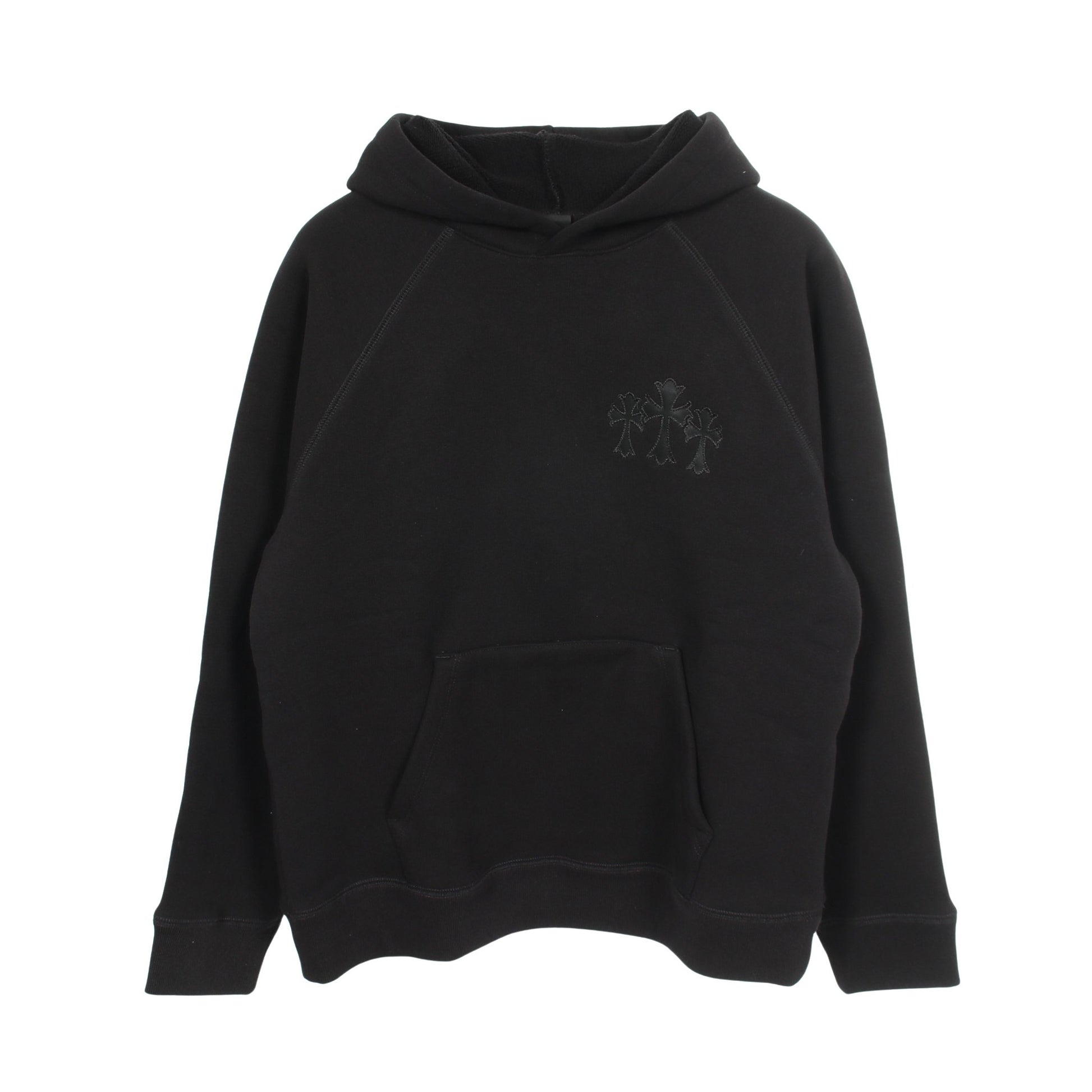 Y NOT CHロゴ プルオーバーパーカー コットン ブラック クロムハーツ トップス Chrome Hearts