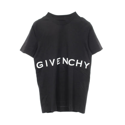 4G ロゴ刺繍 半袖Tシャツ コットン ブラック ジバンシィ トップス GIVENCHY