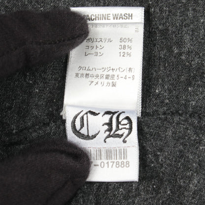 スタープリント Vネック 半袖Tシャツ コットン ダークグレー クロムハーツ トップス Chrome Hearts