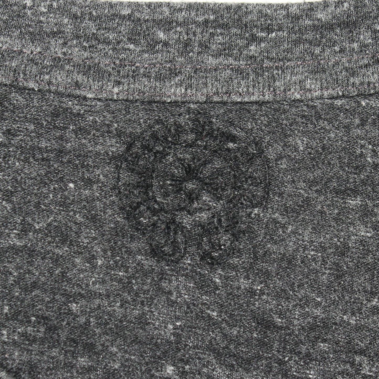 スタープリント Vネック 半袖Tシャツ コットン ダークグレー クロムハーツ トップス Chrome Hearts