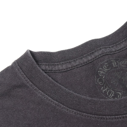 ホースシュー スクロールラベル 半袖Tシャツ コットン ブラック クロムハーツ トップス Chrome Hearts