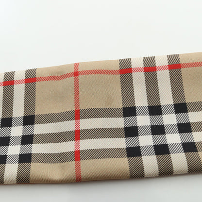 Skinny Scarf チェック ロゴ スカーフ シルク ベージュ マルチカラー バーバリー 財布・小物 BURBERRY