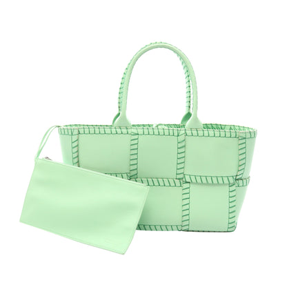 アルコ スモール ハンドバッグ レザー ライトグリーン ボッテガヴェネタ バッグ BOTTEGA VENETA