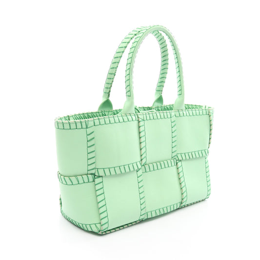 アルコ スモール ハンドバッグ レザー ライトグリーン ボッテガヴェネタ バッグ BOTTEGA VENETA