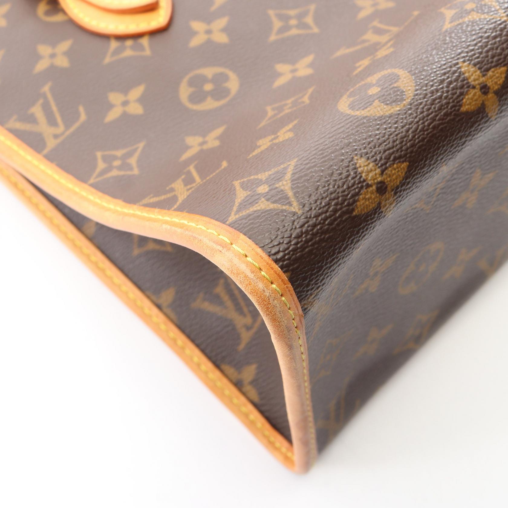 ポパンクール オ モノグラム ショルダーバッグ トートバッグ PVC レザー ブラウン ルイヴィトン バッグ LOUIS VUITTON