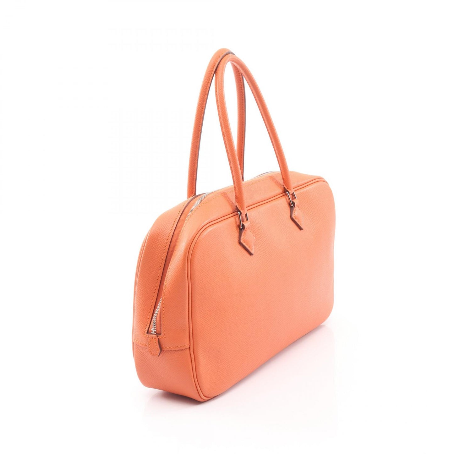 プリュムエラン28 ハンドバッグ ヴォーエプソン オレンジ エルメス バッグ HERMES
