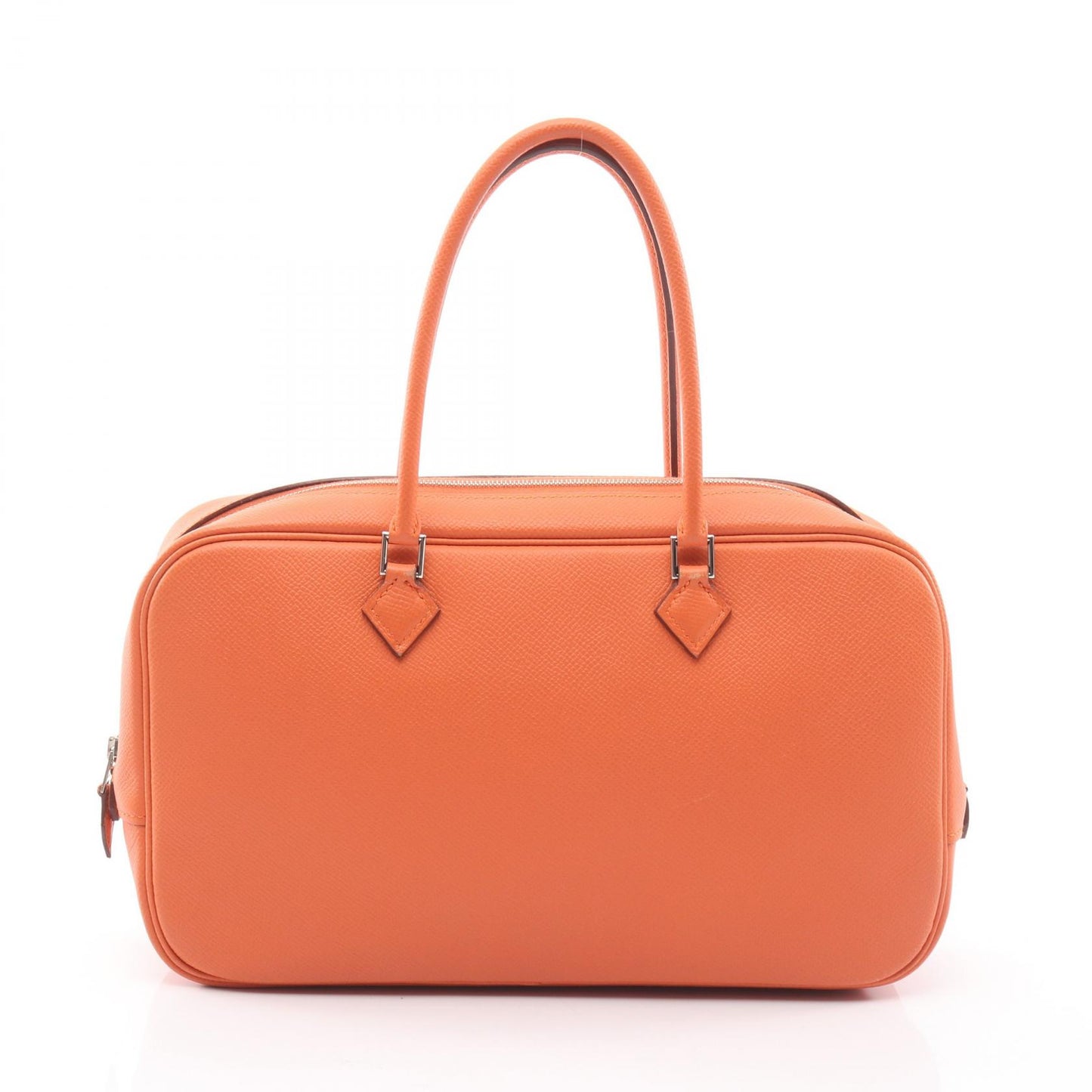 プリュムエラン28 ハンドバッグ ヴォーエプソン オレンジ エルメス バッグ HERMES