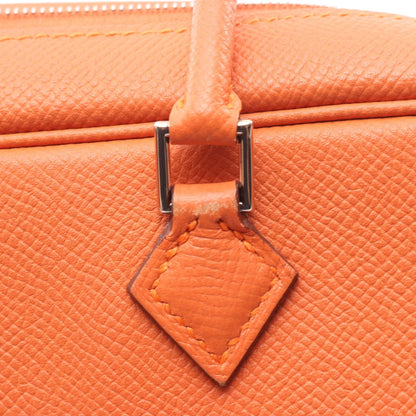 プリュムエラン28 ハンドバッグ ヴォーエプソン オレンジ エルメス バッグ HERMES