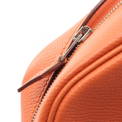 プリュムエラン28 ハンドバッグ ヴォーエプソン オレンジ エルメス バッグ HERMES