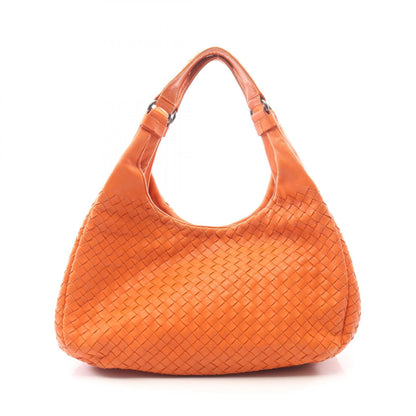 ミディアム カンパーナ イントレチャート ショルダーバッグ レザー オレンジ ボッテガヴェネタ バッグ BOTTEGA VENETA