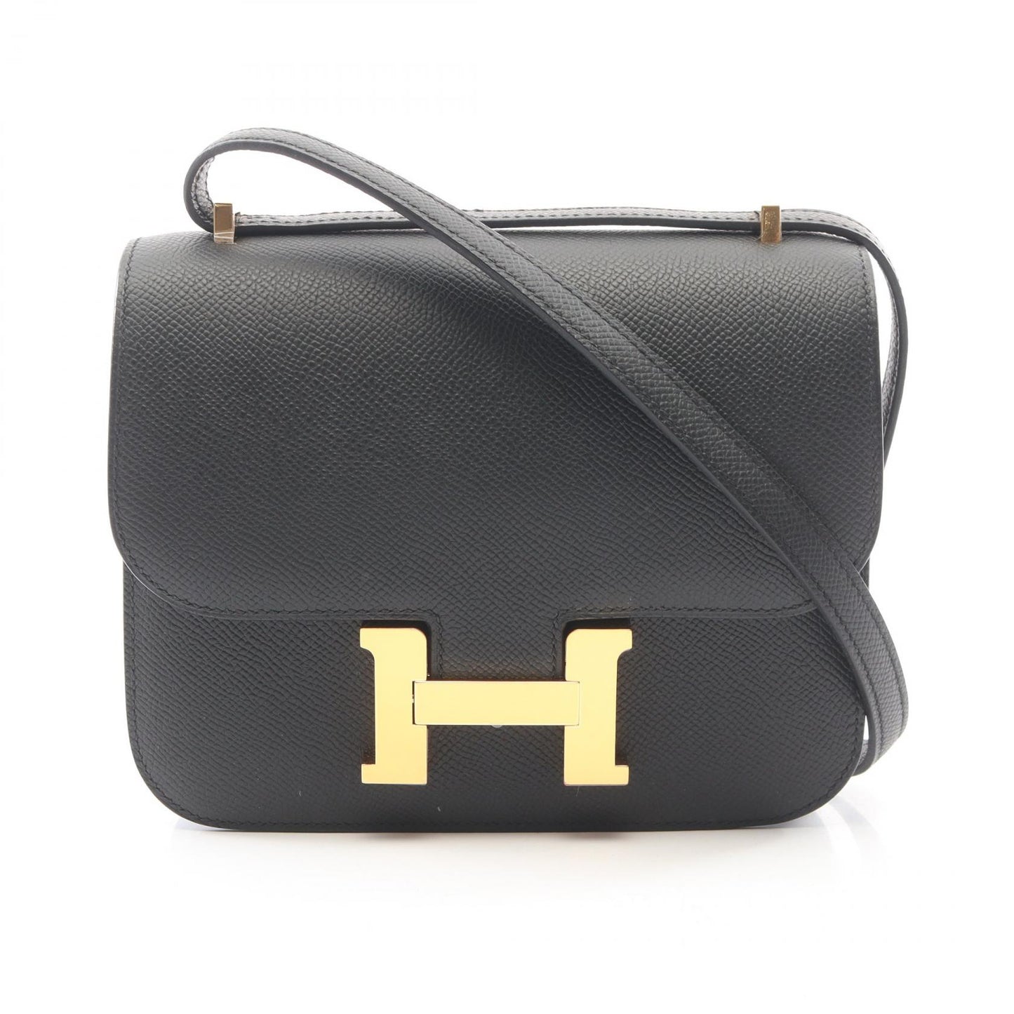 コンスタンス3 ミニ ショルダーバッグ ヴォーエプソン ブラック ゴールド金具 G刻印 エルメス バッグ HERMES