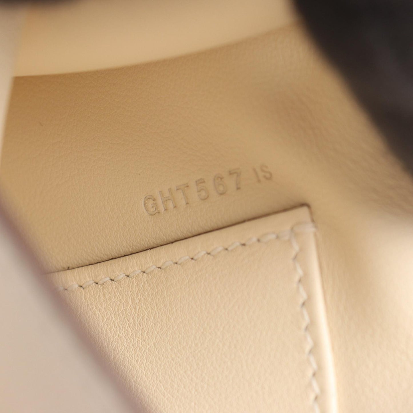 ポシェットケリー ミニ ナタ ハンドバッグ ヴォースイフト オフホワイト シルバー金具 G刻印 エルメス バッグ HERMES