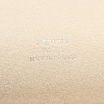 ポシェットケリー ミニ ナタ ハンドバッグ ヴォースイフト オフホワイト シルバー金具 G刻印 エルメス バッグ HERMES