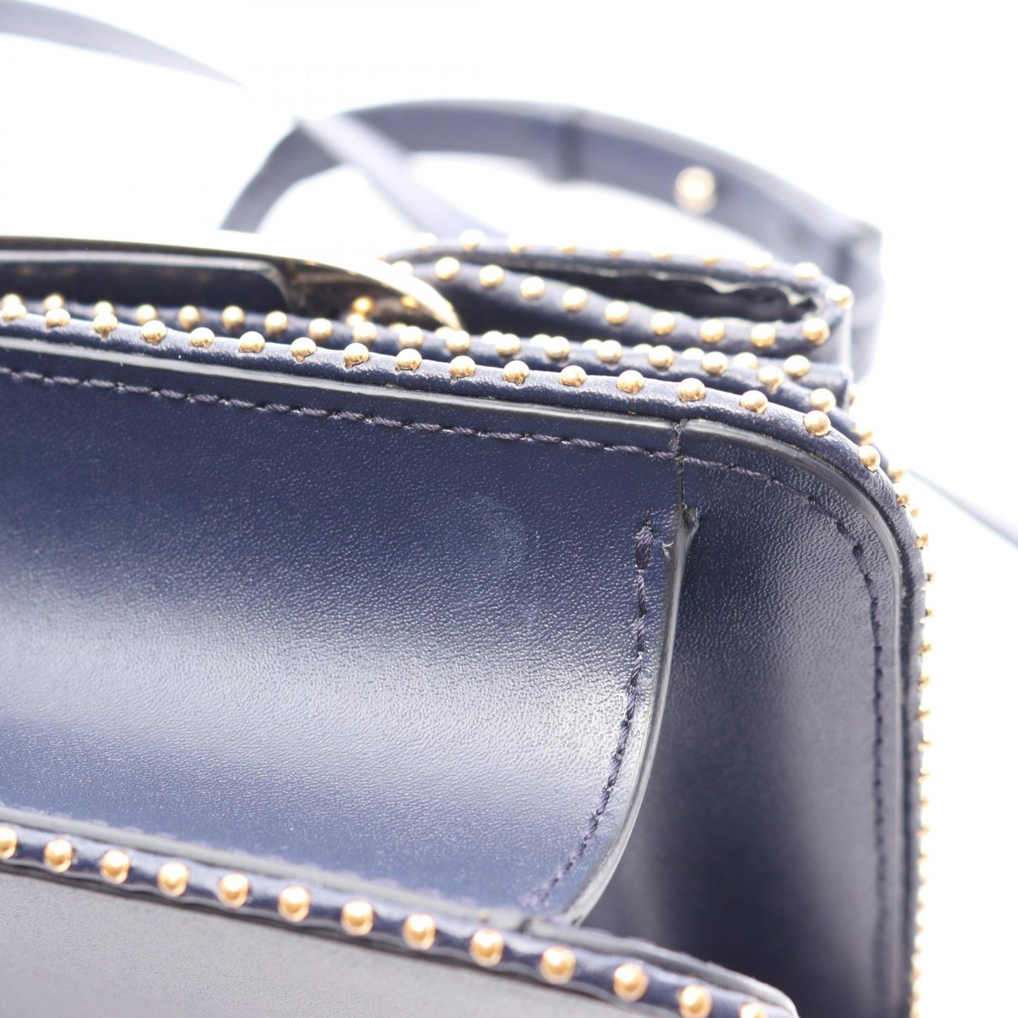 ヴァラリボン ミニ ショルダーバッグ レザー ネイビー サルヴァトーレフェラガモ バッグ Salvatore Ferragamo
