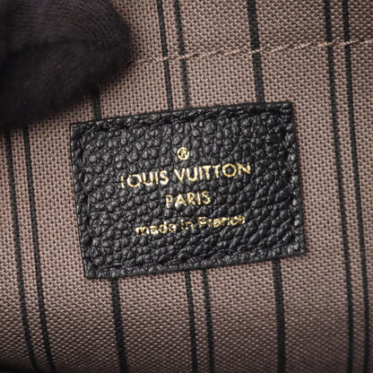 モンテーニュBB モノグラムアンプラント ノワール 2WAY ハンドバッグ レザー ブラック ルイヴィトン バッグ LOUIS VUITTON