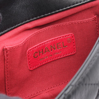 マトラッセ チェーンショルダーバッグ レザー ブラック ゴールド金具 シャネル バッグ CHANEL
