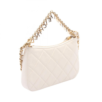 マトラッセ スモール チェーンショルダーバッグ ラムスキン ホワイト ゴールド金具 シャネル バッグ CHANEL