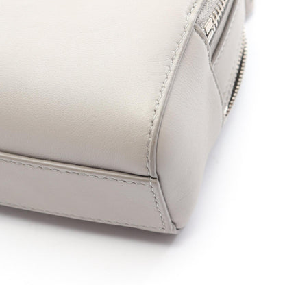 クロスボディ カメラバッグ ミニ 2WAY ハンドバッグ レザー ライトグレー ロエベ バッグ LOEWE