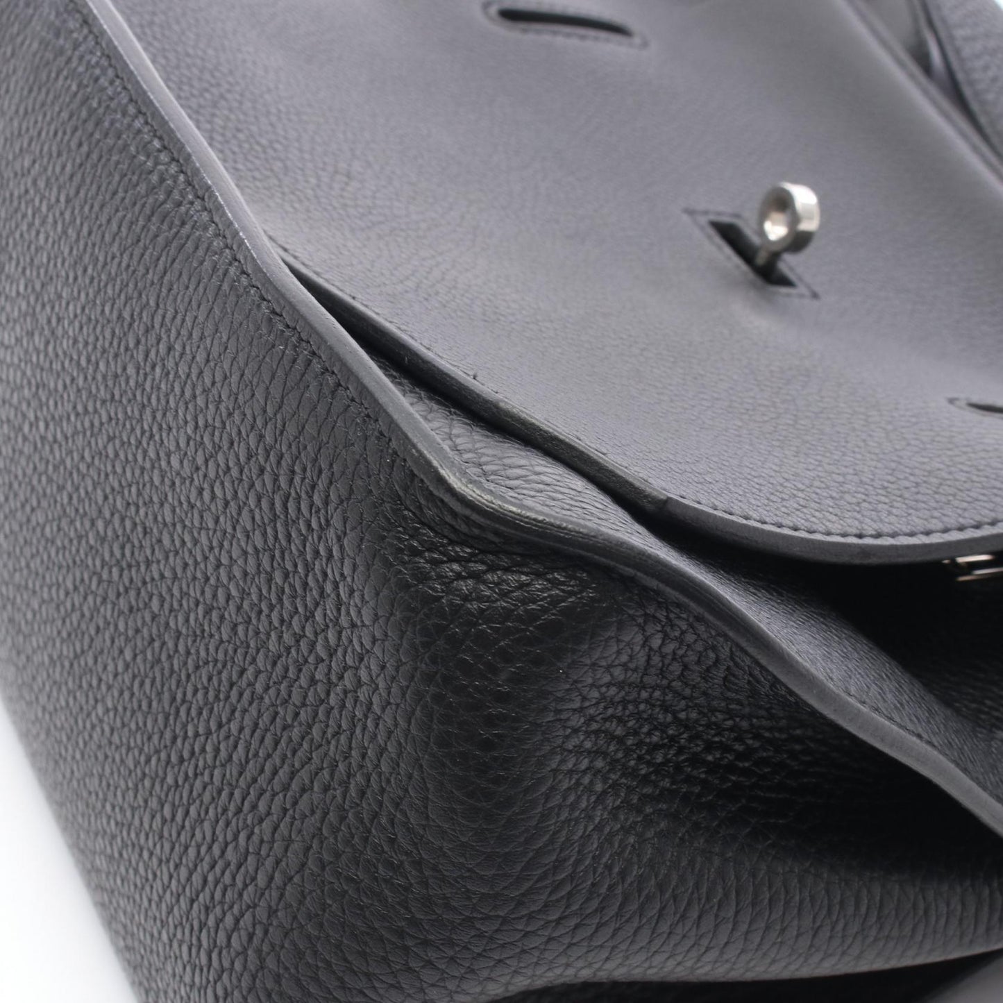 ジプシエール28 ショルダーバッグ トリヨンクレマンス ブラック シルバー金具 A刻印 エルメス バッグ HERMES