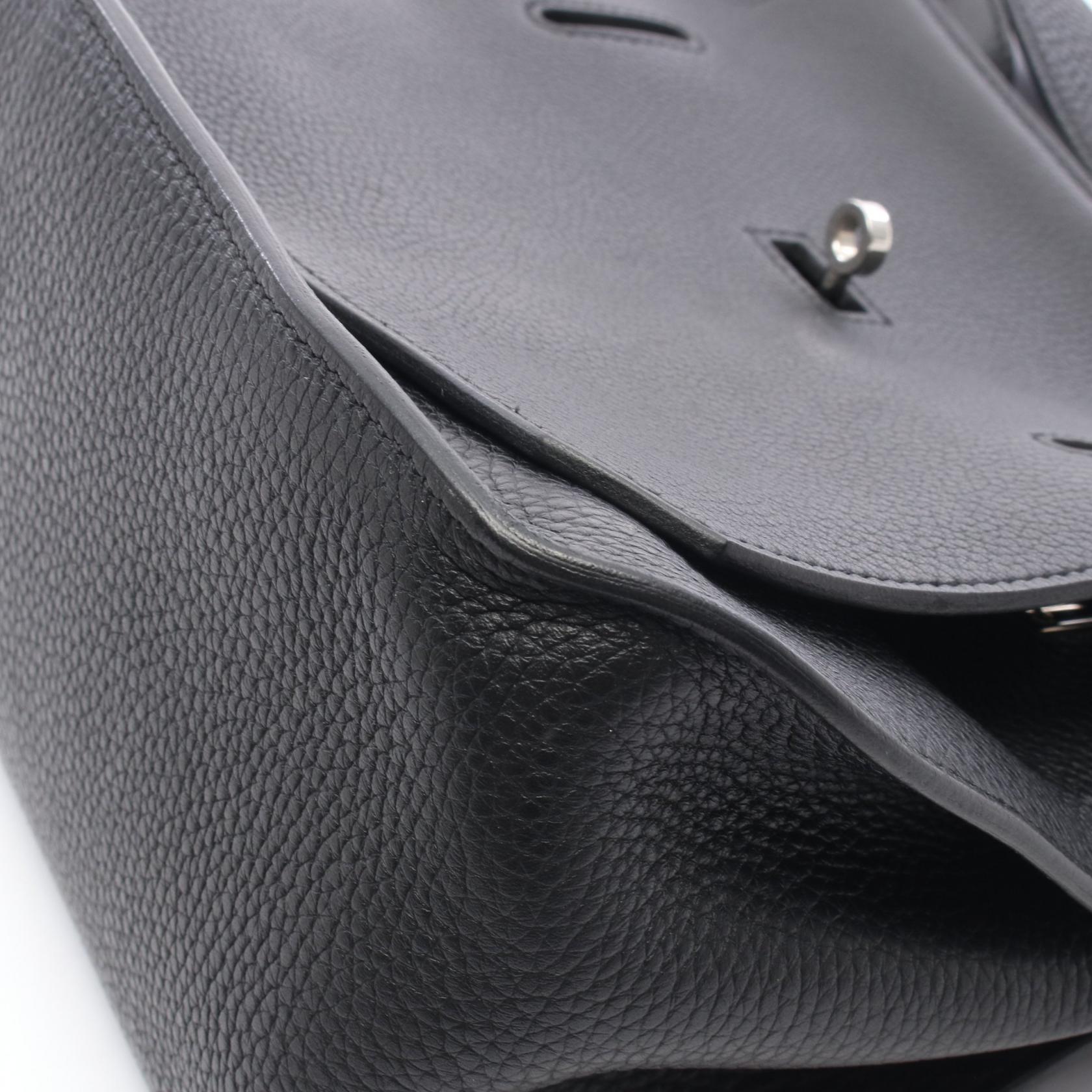 ジプシエール28 ショルダーバッグ トリヨンクレマンス ブラック シルバー金具 A刻印 エルメス バッグ HERMES