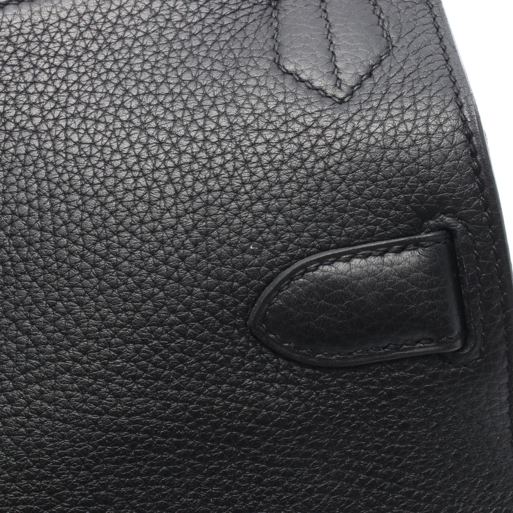 ジプシエール28 ショルダーバッグ トリヨンクレマンス ブラック シルバー金具 A刻印 エルメス バッグ HERMES