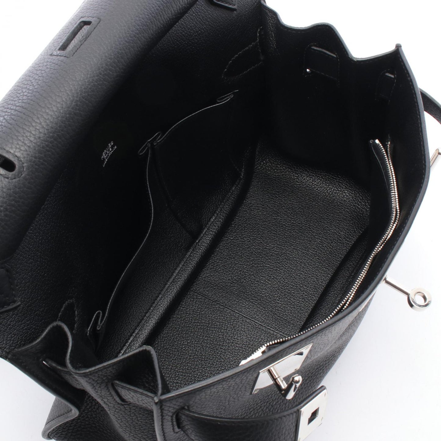 ジプシエール28 ショルダーバッグ トリヨンクレマンス ブラック シルバー金具 A刻印 エルメス バッグ HERMES