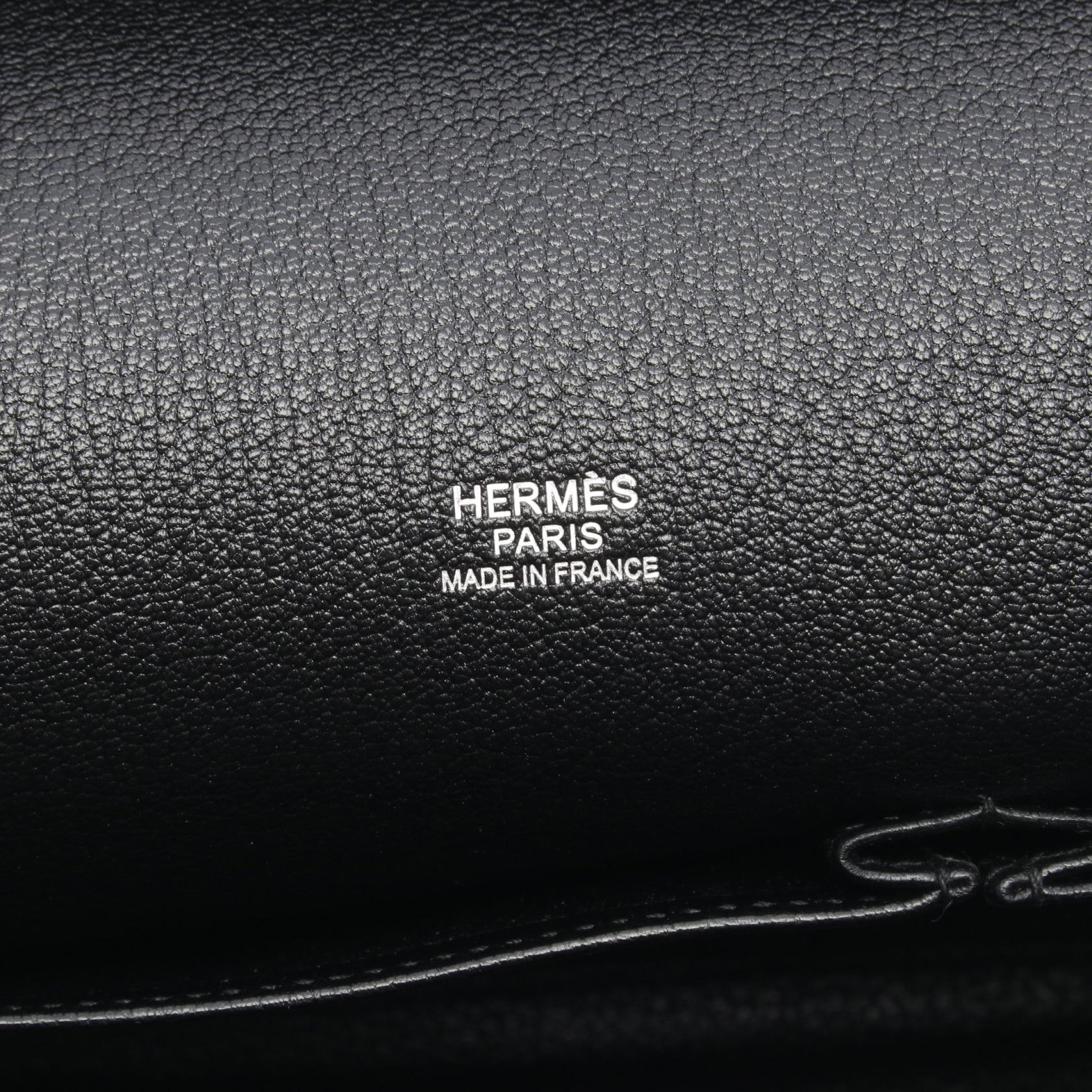 ジプシエール28 ショルダーバッグ トリヨンクレマンス ブラック シルバー金具 A刻印 エルメス バッグ HERMES