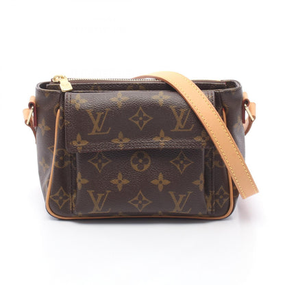 ヴィバシテPM モノグラム ショルダーバッグ PVC レザー ブラウン ルイヴィトン バッグ LOUIS VUITTON