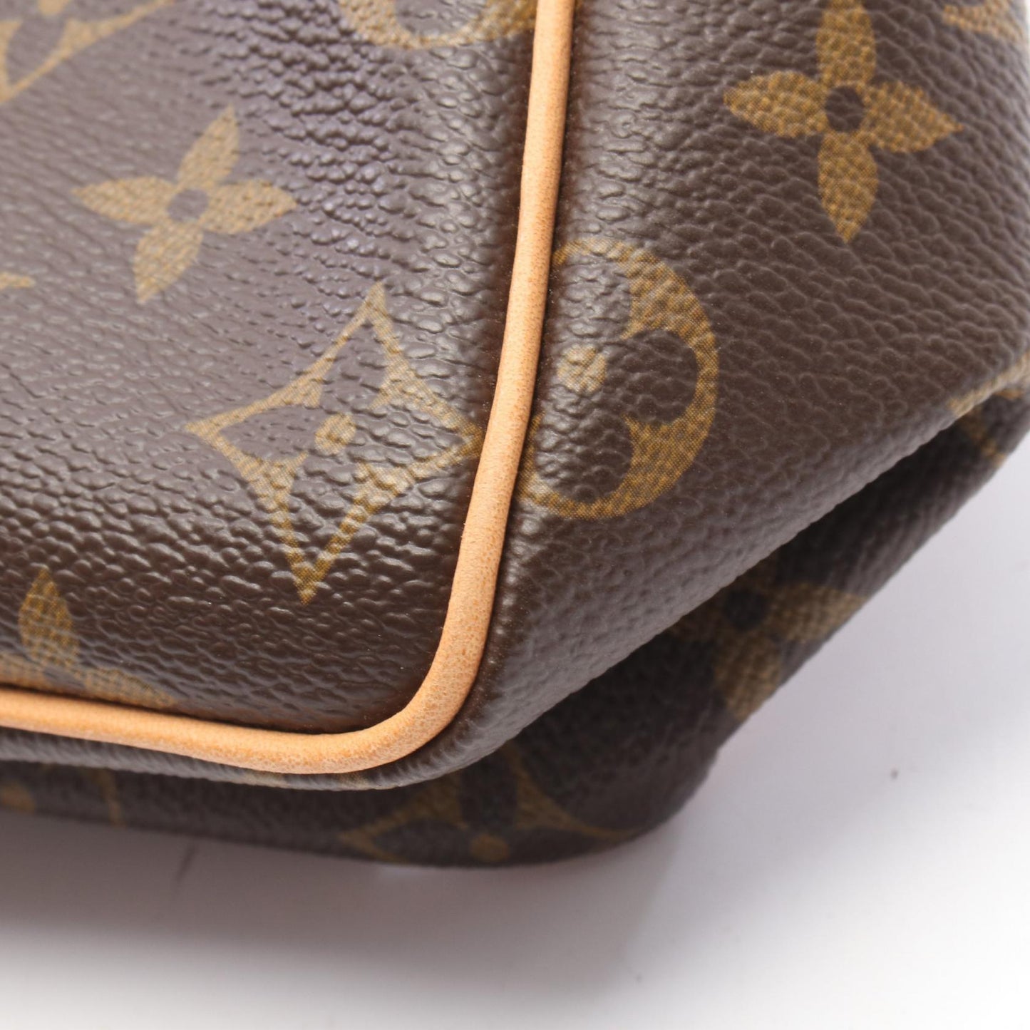 ヴィバシテPM モノグラム ショルダーバッグ PVC レザー ブラウン ルイヴィトン バッグ LOUIS VUITTON