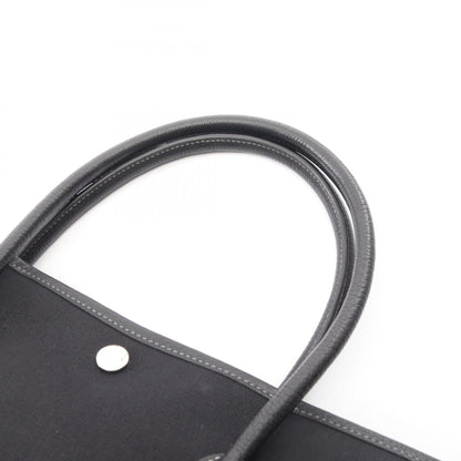 ガーデンパーティPM ハンドバッグ トートバッグ トワルオフィシエ ネゴンダ ブラック シルバー金具 □I刻印 エルメス バッグ HERMES