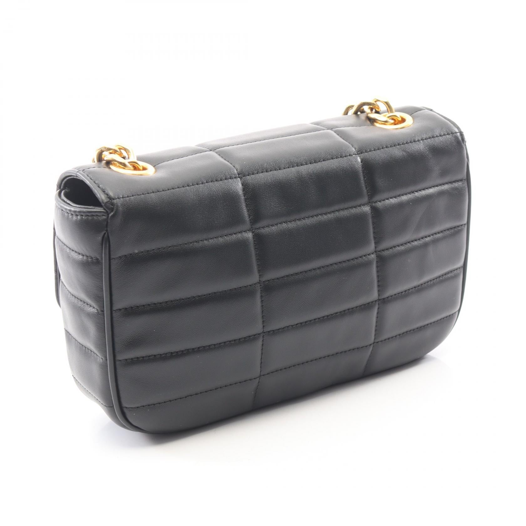モノクローム チェーンショルダーバッグ レザー ブラック セリーヌ バッグ CELINE