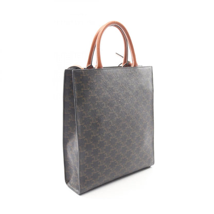 スモール バーティカル カバ トリオンフ 2WAY ハンドバッグ トートバッグ PVC レザー ブラック ブラウン セリーヌ バッグ CELINE