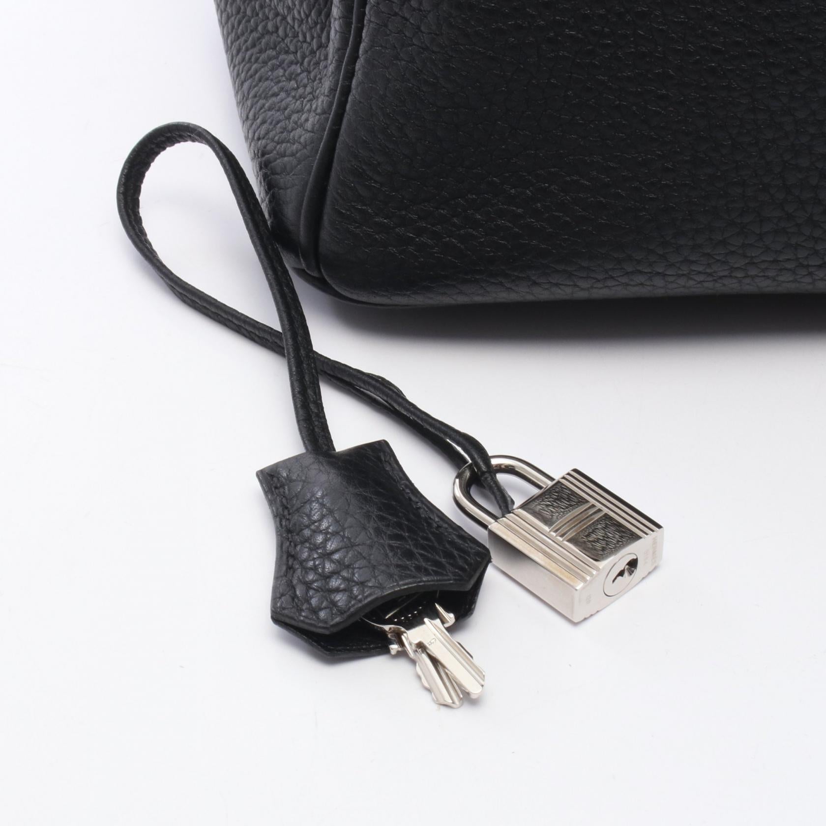 バーキン35 ハンドバッグ トゴ ブラック シルバー金具 T刻印 エルメス バッグ HERMES