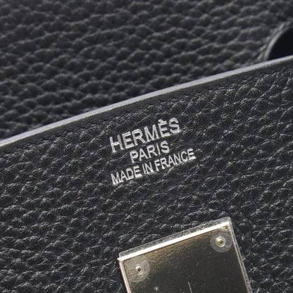 バーキン35 ハンドバッグ トゴ ブラック シルバー金具 T刻印 エルメス バッグ HERMES