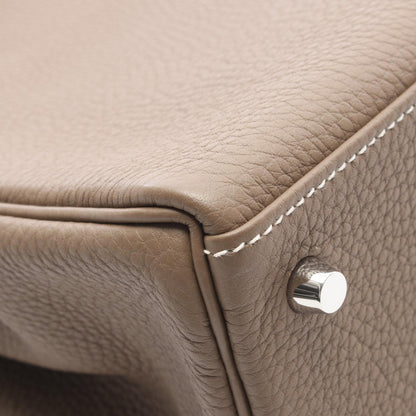 ケリー28 エトゥープ 内縫い 2WAY ハンドバッグ トゴ グレーブラウン シルバー金具 □P刻印 エルメス バッグ HERMES