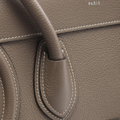 ラゲージ マイクロショッパー ハンドバッグ トートバッグ レザー グレーベージュ セリーヌ バッグ CELINE