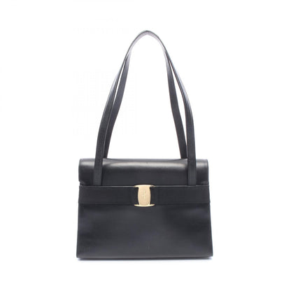 ヴァラリボン ショルダーバッグ レザー ブラック サルヴァトーレフェラガモ バッグ Salvatore Ferragamo