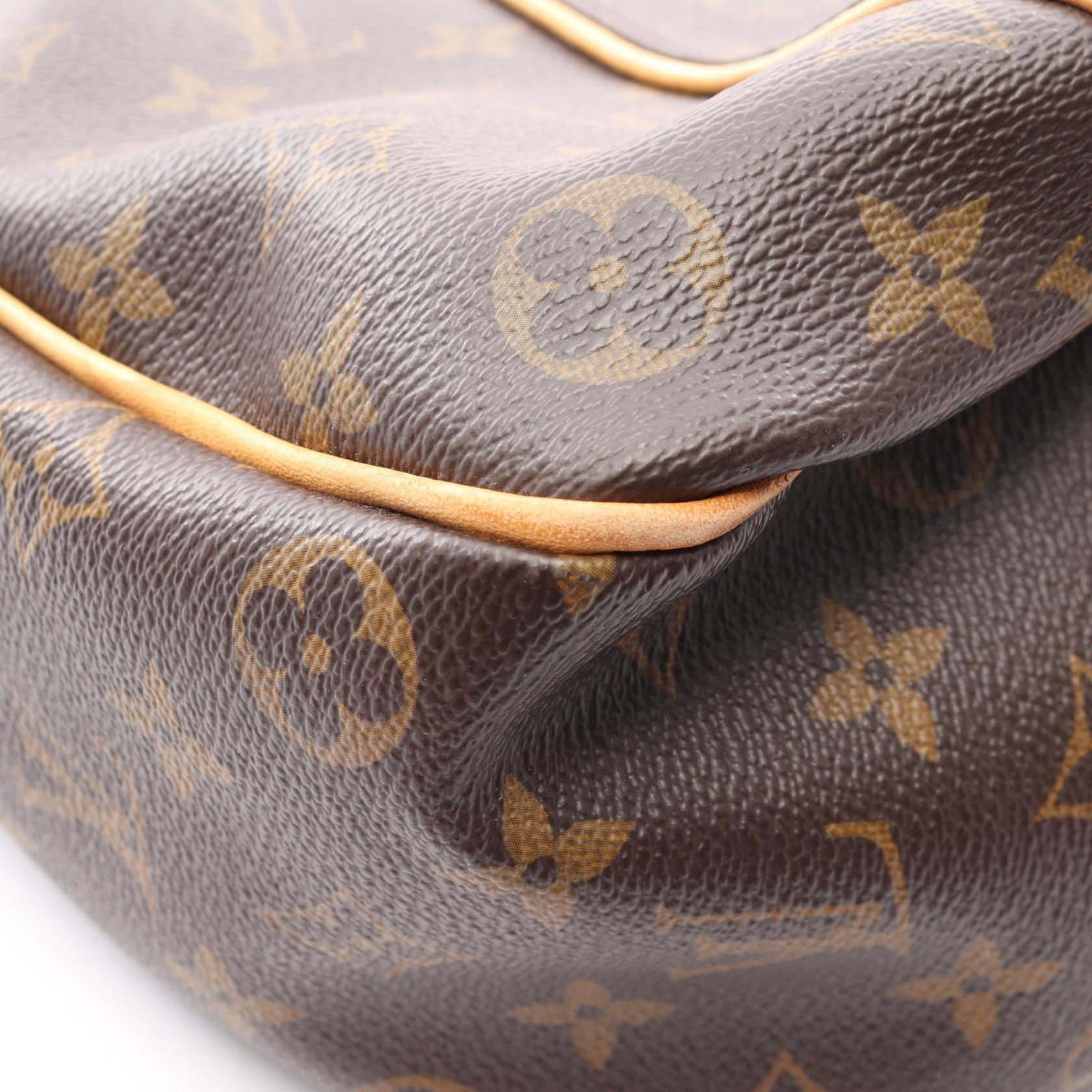 ガリエラPM モノグラム ワンショルダーバッグ PVC レザー ブラウン ルイヴィトン バッグ LOUIS VUITTON