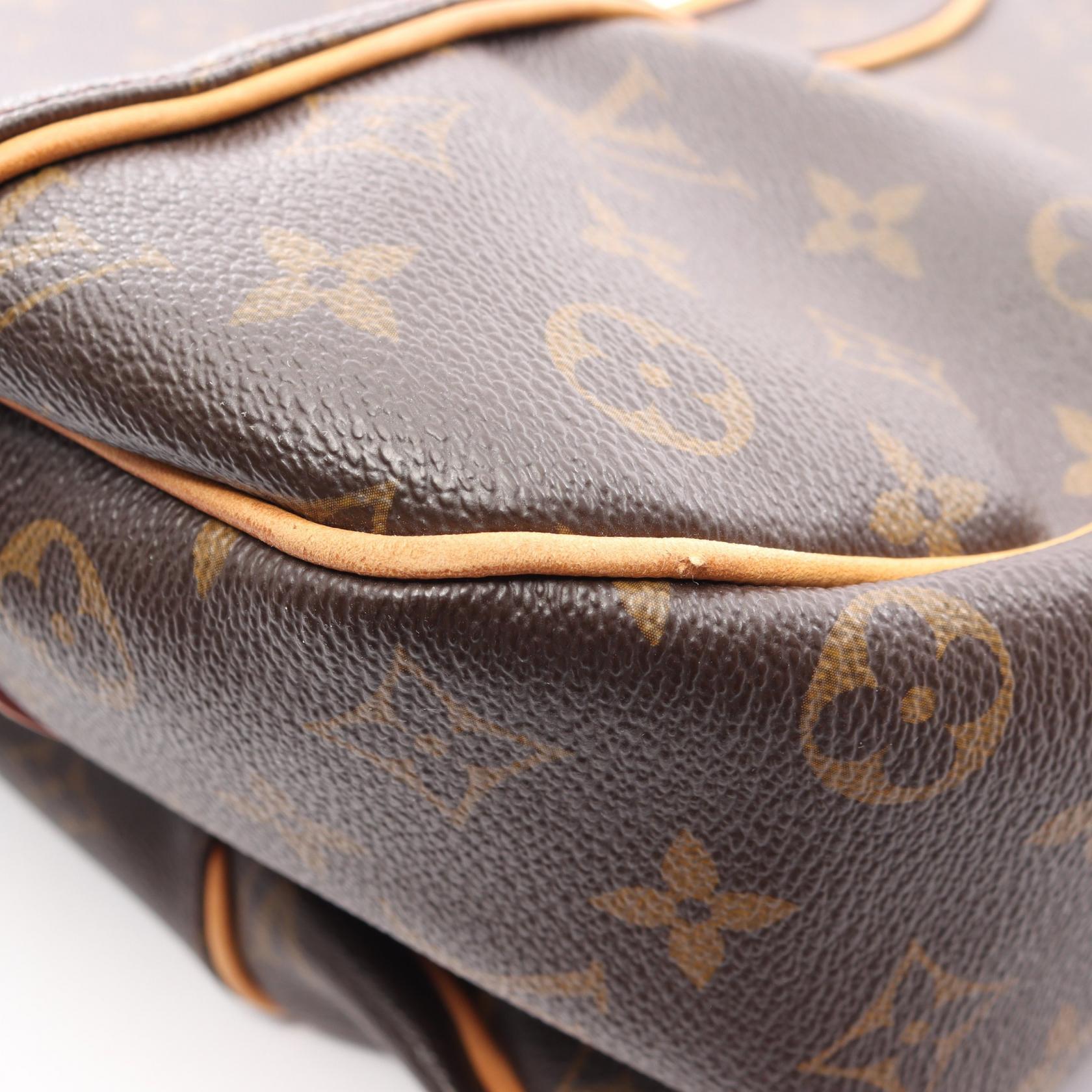 ガリエラPM モノグラム ワンショルダーバッグ PVC レザー ブラウン ルイヴィトン バッグ LOUIS VUITTON