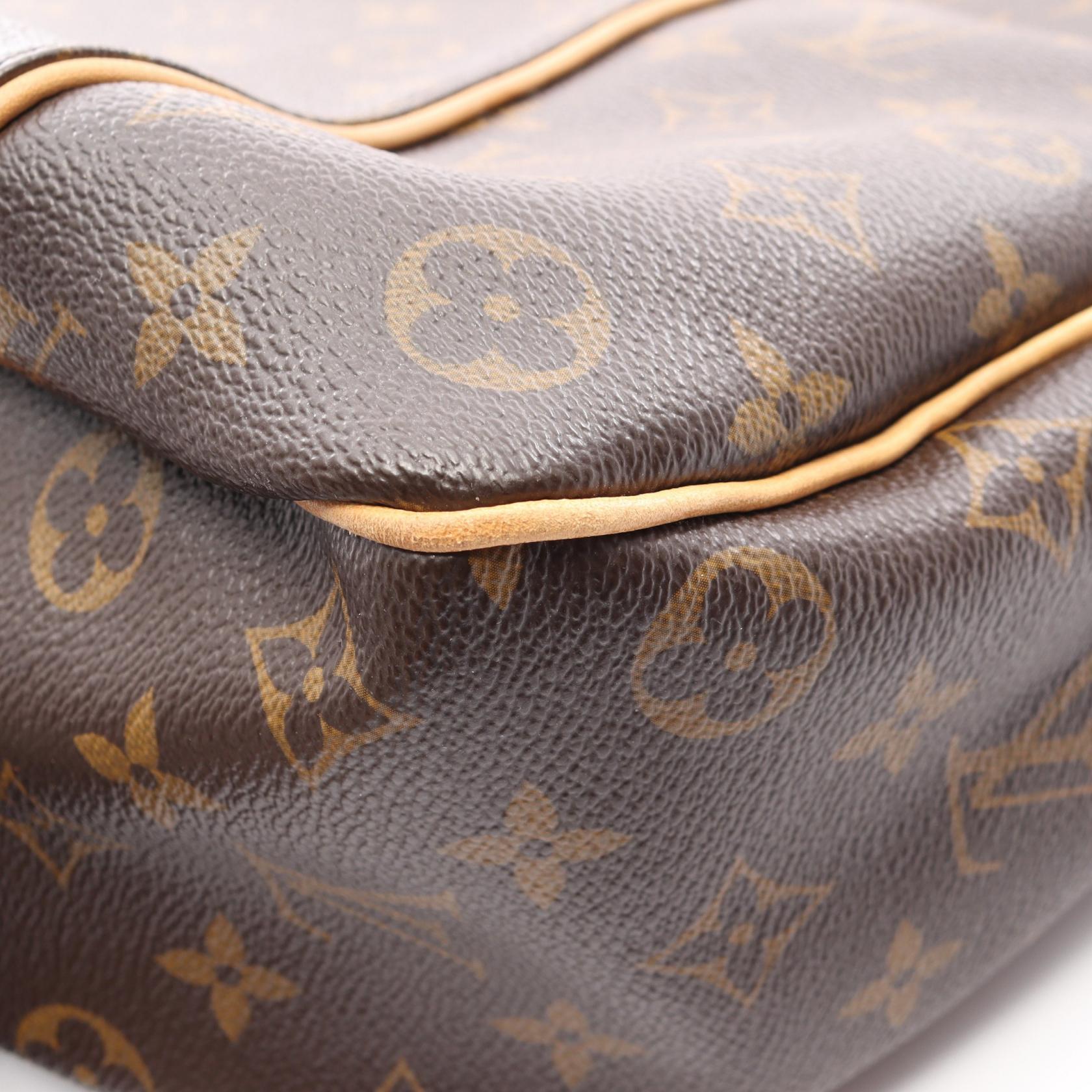 ガリエラPM モノグラム ワンショルダーバッグ PVC レザー ブラウン ルイヴィトン バッグ LOUIS VUITTON
