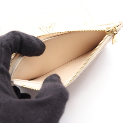 ポルトフォイユ カプシーヌ コンパクト クオーツ 三つ折り財布 レザー アイボリー ルイヴィトン 財布・小物 LOUIS VUITTON
