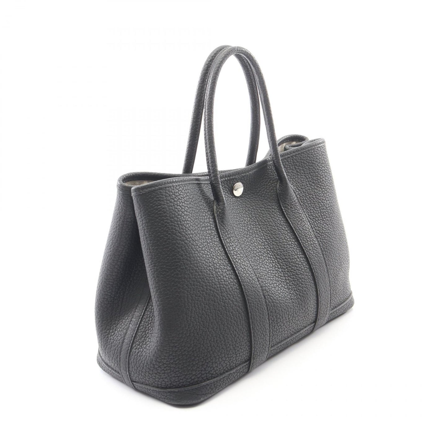 ガーデンパーティTPM ハンドバッグ トートバッグ ネゴンダ ブラック シルバー金具 C刻印 エルメス バッグ HERMES