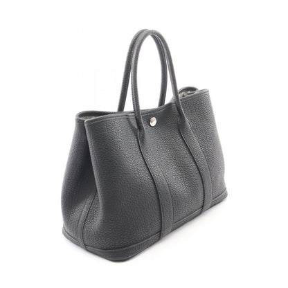 ガーデンパーティTPM ハンドバッグ トートバッグ ネゴンダ ブラック シルバー金具 C刻印 エルメス バッグ HERMES
