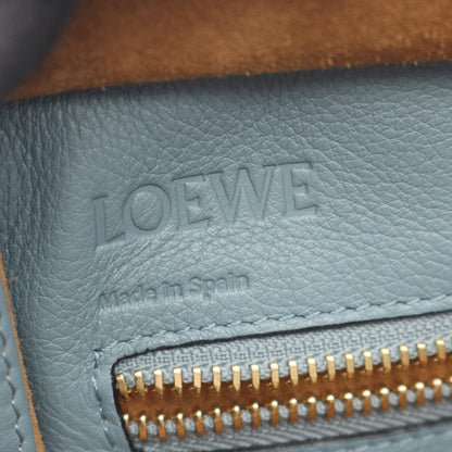 アマソナ28 2WAY ハンドバッグ レザー ブルーグレー ロエベ バッグ LOEWE