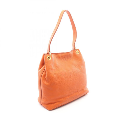 VITELLO PHENIX ワンショルダーバッグ レザー オレンジ ミュウミュウ バッグ miu miu