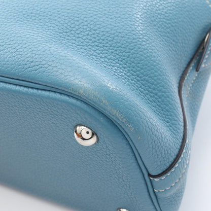 ボリード31 ブルージーン 2WAY ハンドバッグ トリヨンクレマンス ブルー シルバー金具 □L刻印 エルメス バッグ HERMES